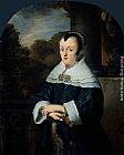 Ferdinand Bol Maria Rey, Wife of Roelof Meulenaer painting